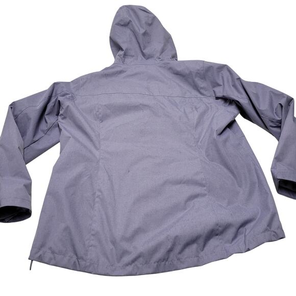 Columbia Rainie Falls lavender purple fleece raincoat 1x jacket - Picture 2 of 10